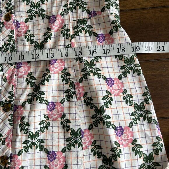 The East Order Tarshie Floral White print Sleeveless Midi Dress Size 3X - Picture 11 of 16